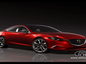 Mazda Takeri Concept red beautiful shape